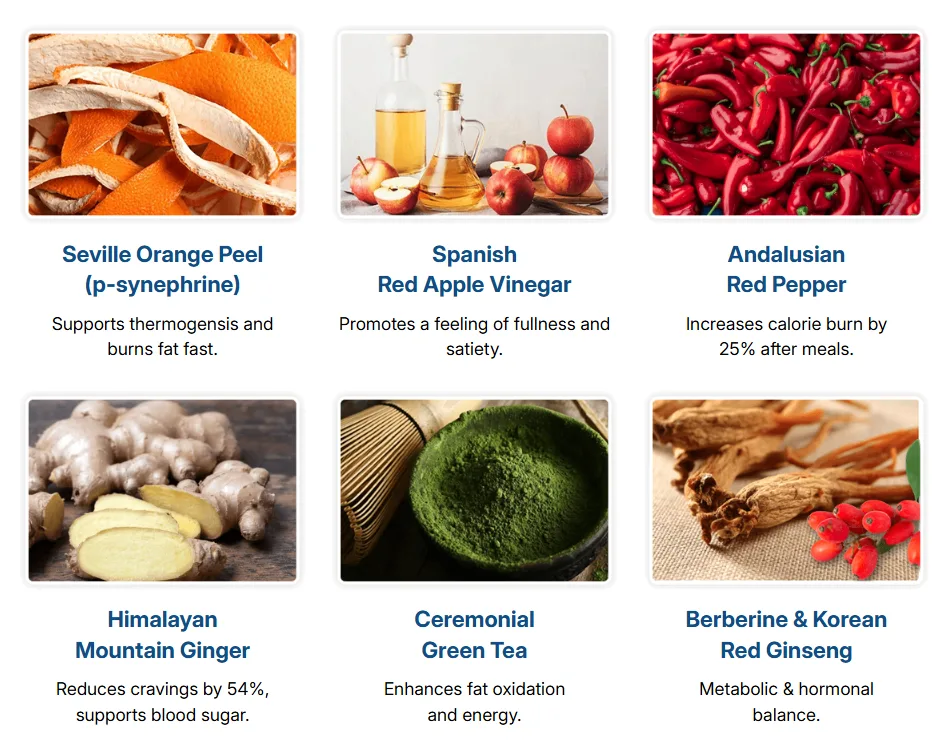 CitrusBurn botanical ingredients formula